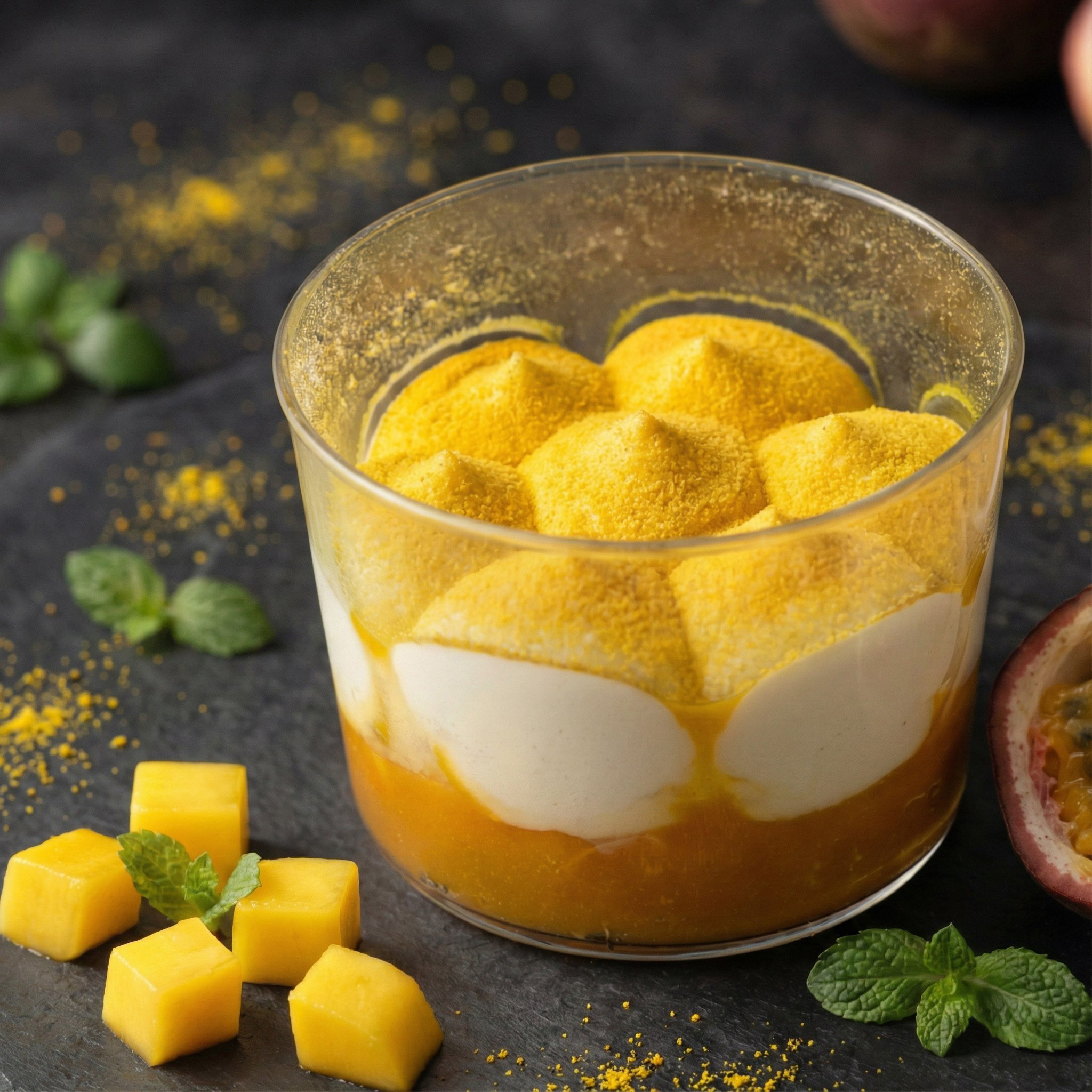 Пирожное "Манго-Маракуйя"