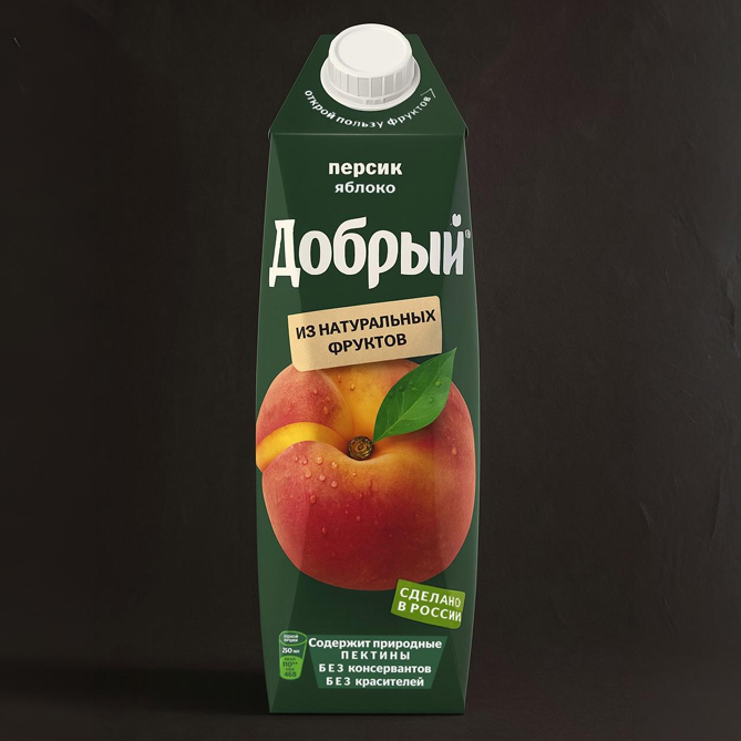 Нектар Добрый "Персик-Яблоко"