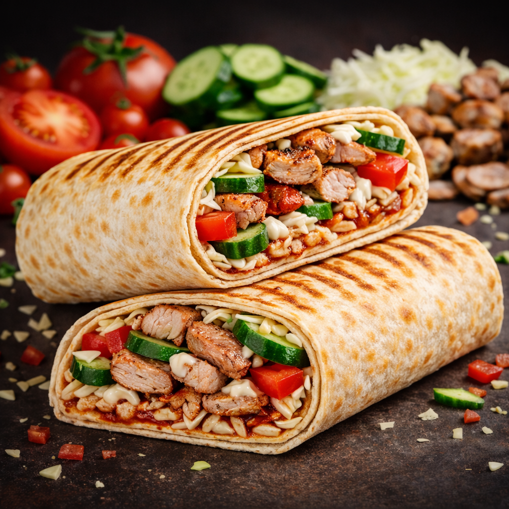 Шаурма со свининой